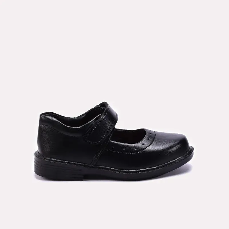 Baby Black Casual Pumps 0710496 Unusual Flat Shoes