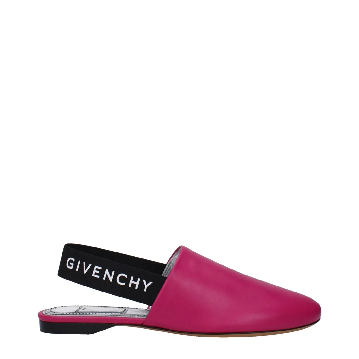 Flat Shoes And Sandals Givenchy Pink Leather Flat Sandals