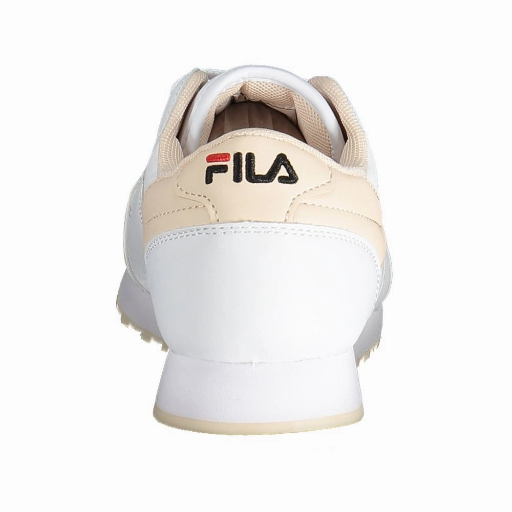 Casual Square Toe Shoes Fila White Synthetic Women Sneaker