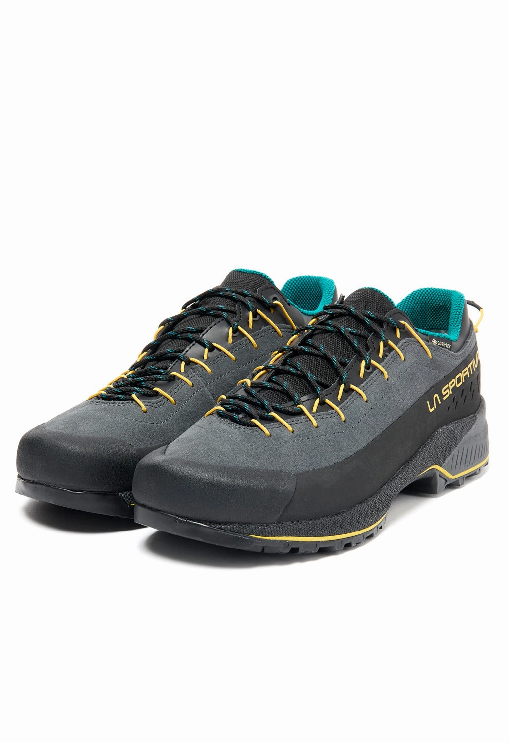 Climbing Shoes Rubber Peeling Off Last La Sportiva Men's TX4 Evo GORE-TEX Shoes - Carbon / Bamboo