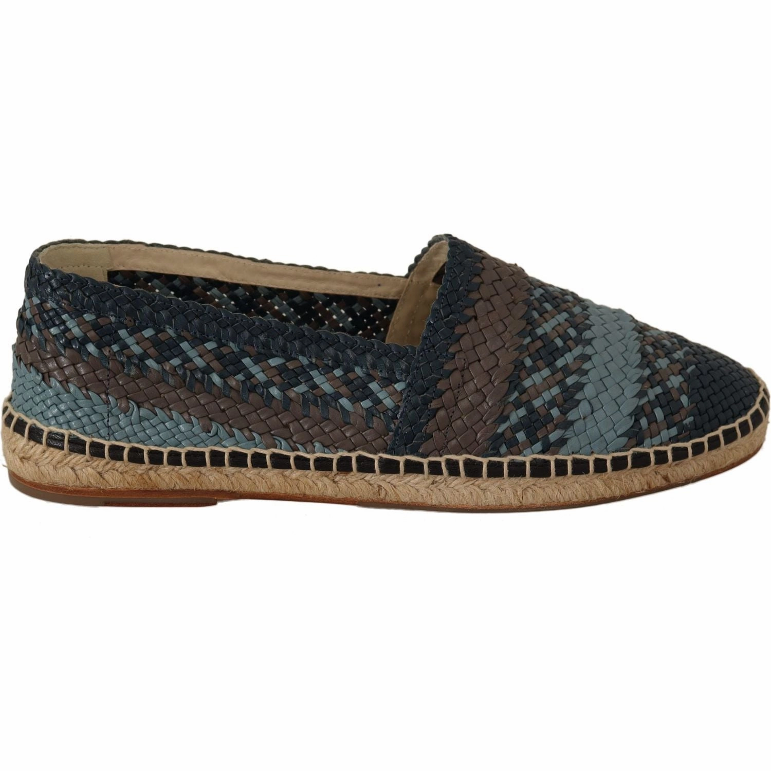 Lauren Ralph Lauren Espadrille Wedge Sandals Dolce & Gabbana Blue Gray Slip On Buffalo Espadrille Shoes