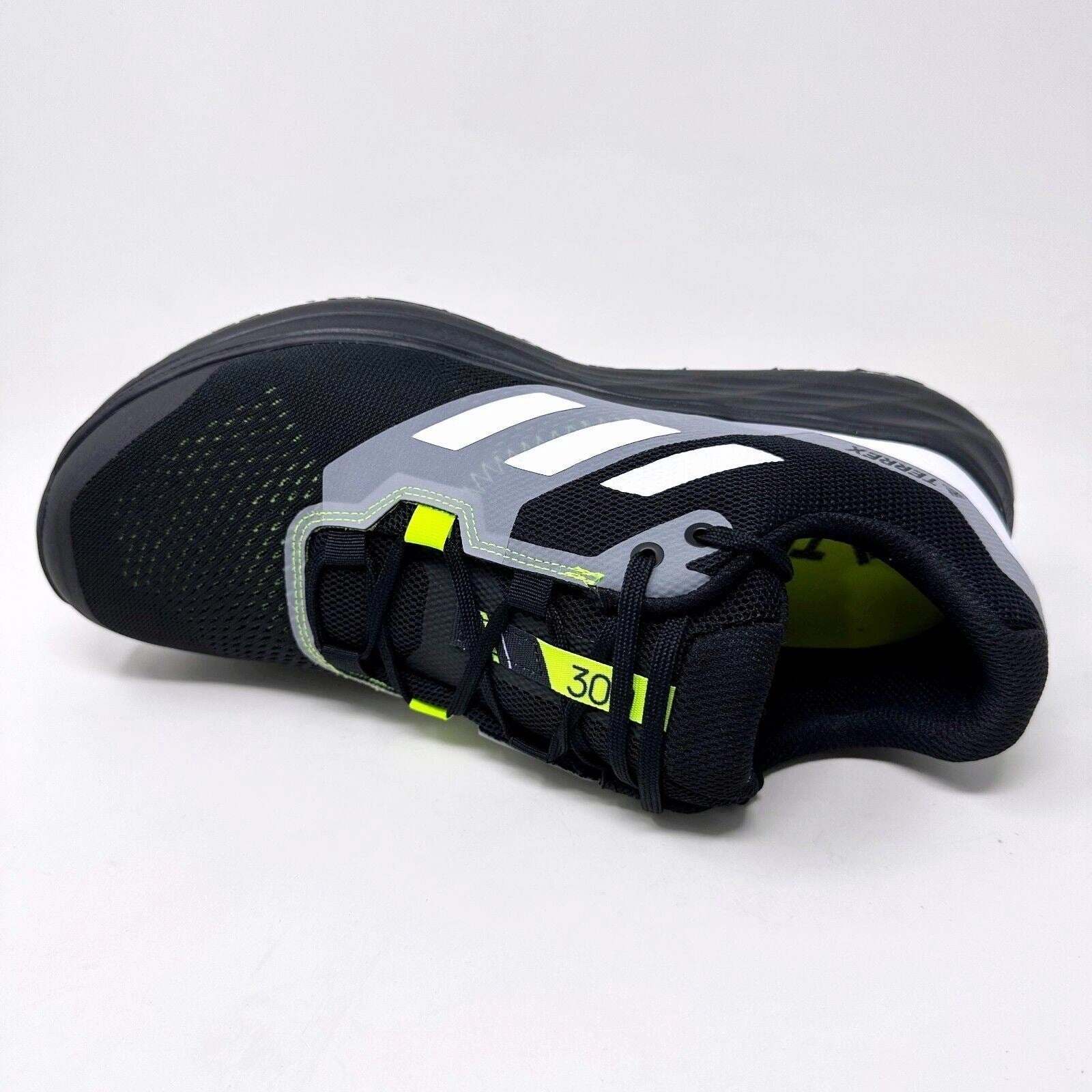 Hiking Shoes As Everyday Shoes Adidas Terrex Two Flow Black White Yellow Mens Trail Running Sneakers FW2582