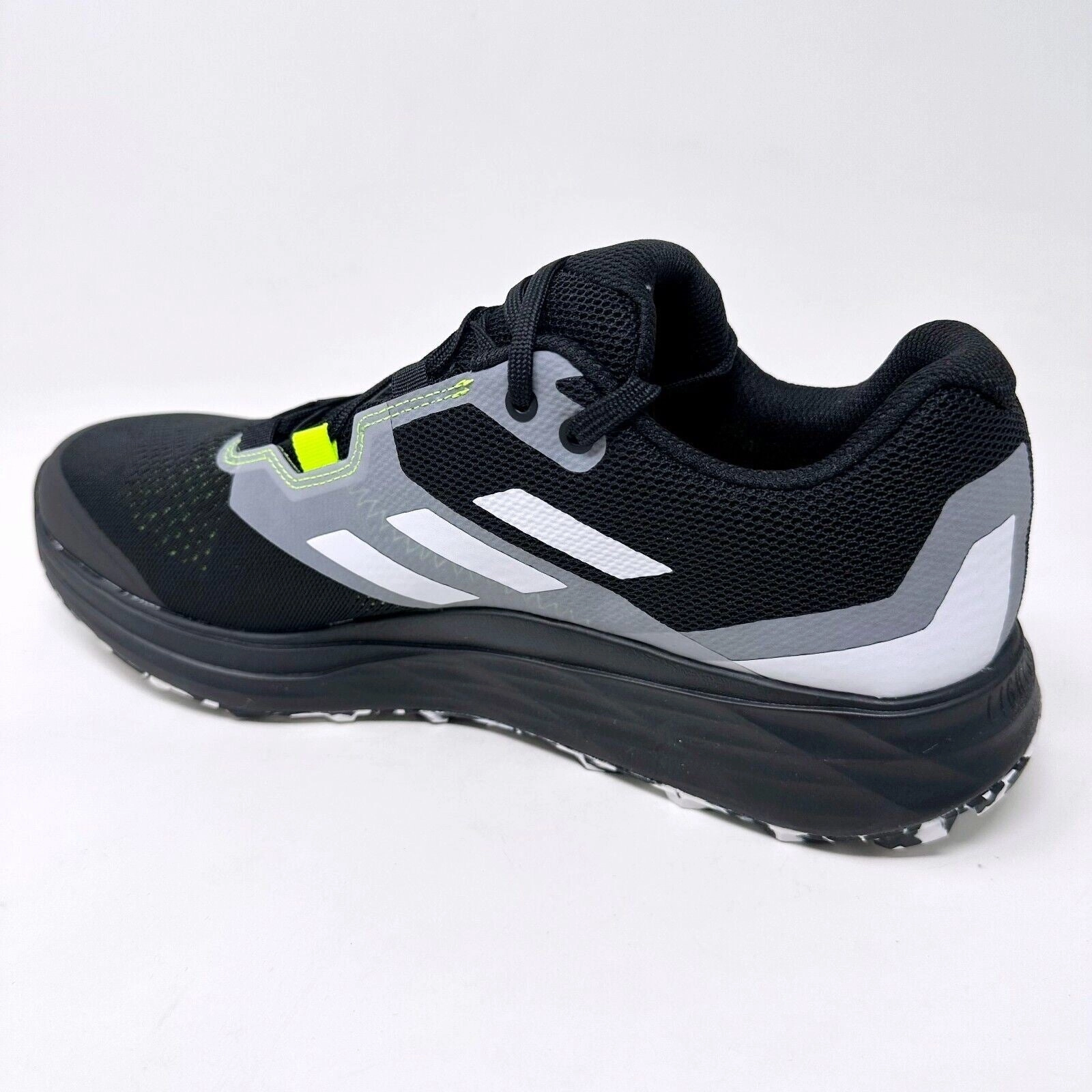Adidas Terrex Two Flow Black White Yellow Mens Trail Running Sneakers FW2582 Hiking Shoes Store Near Me