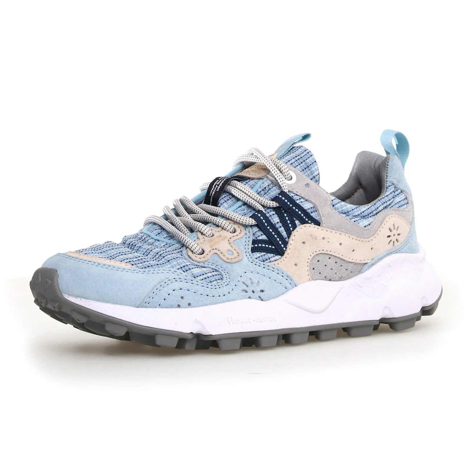 Timp Trail Running Shoes Review Flower Mountain Yamano 3 Sneaker (Women) - Checked Grey/Blue