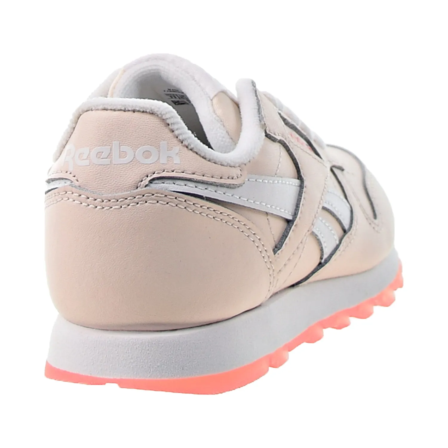 Best Running Shoes With Wide Feet Reebok Classic Leather Little Kids' Shoes Pal Pink-White-Panton