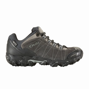 Hiking Shoes Lightweight Waterproof Oboz Bridger Low B-DRY Hiking Shoe (Men) - Dark Shadow