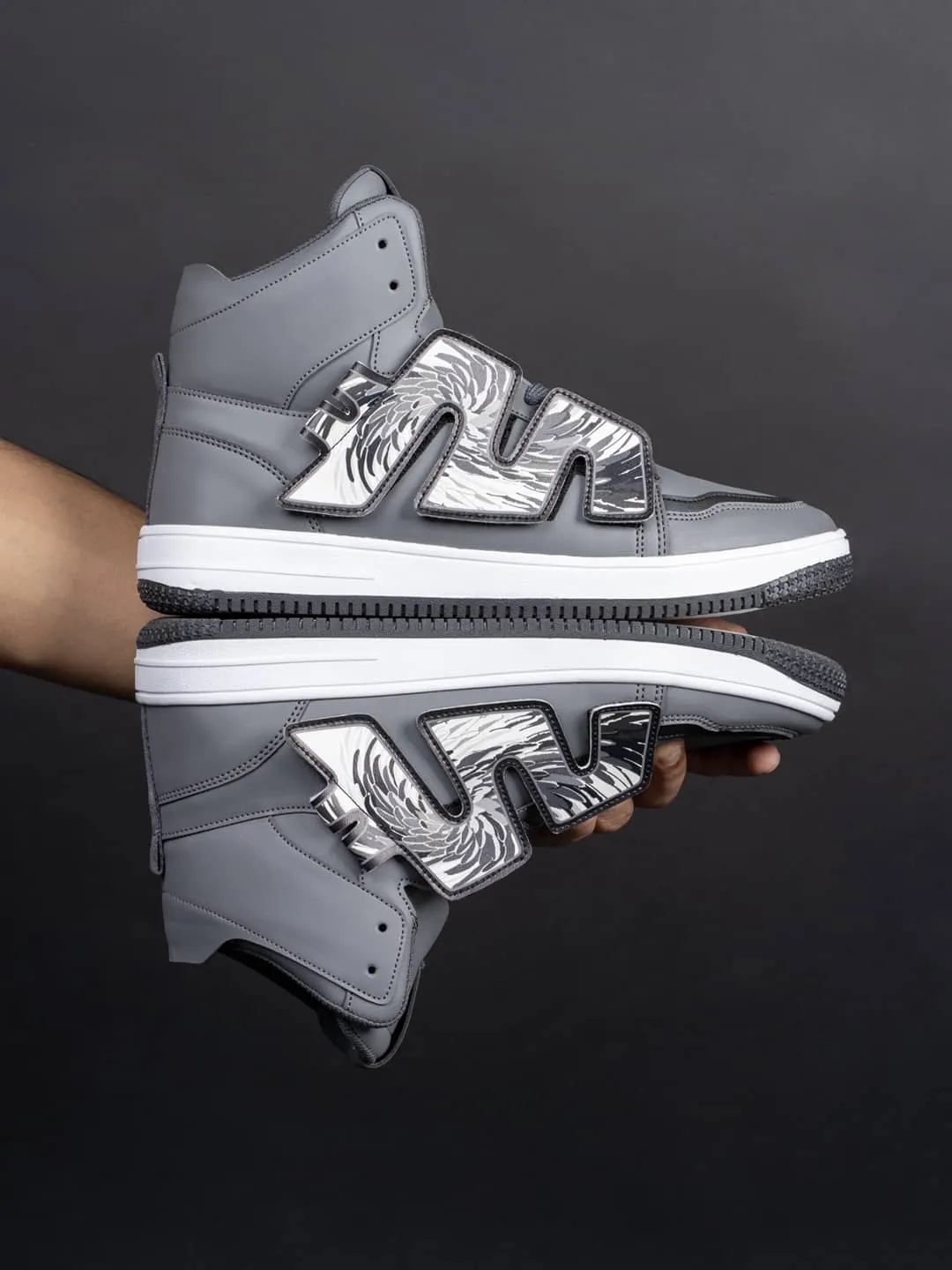 Bacca Bucci High-Top PATCH-PLAY Men's Sneakers Ladies Casual Dress Shoes