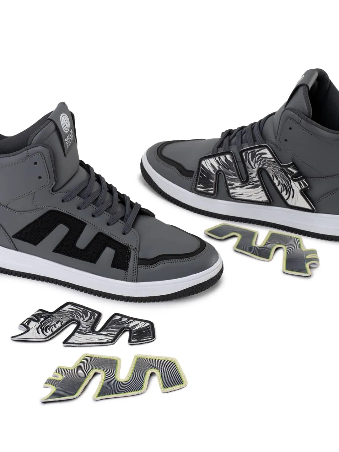 Bacca Bucci High-Top PATCH-PLAY Men's Sneakers Casual Shoes Sneake