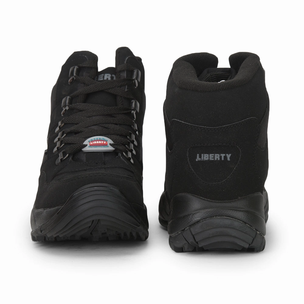 Water Proof Hiking Shoes Freedom Casual (Black) Defence Hiking/Trekking Ankle Shoes EVREST-PRM By Liberty