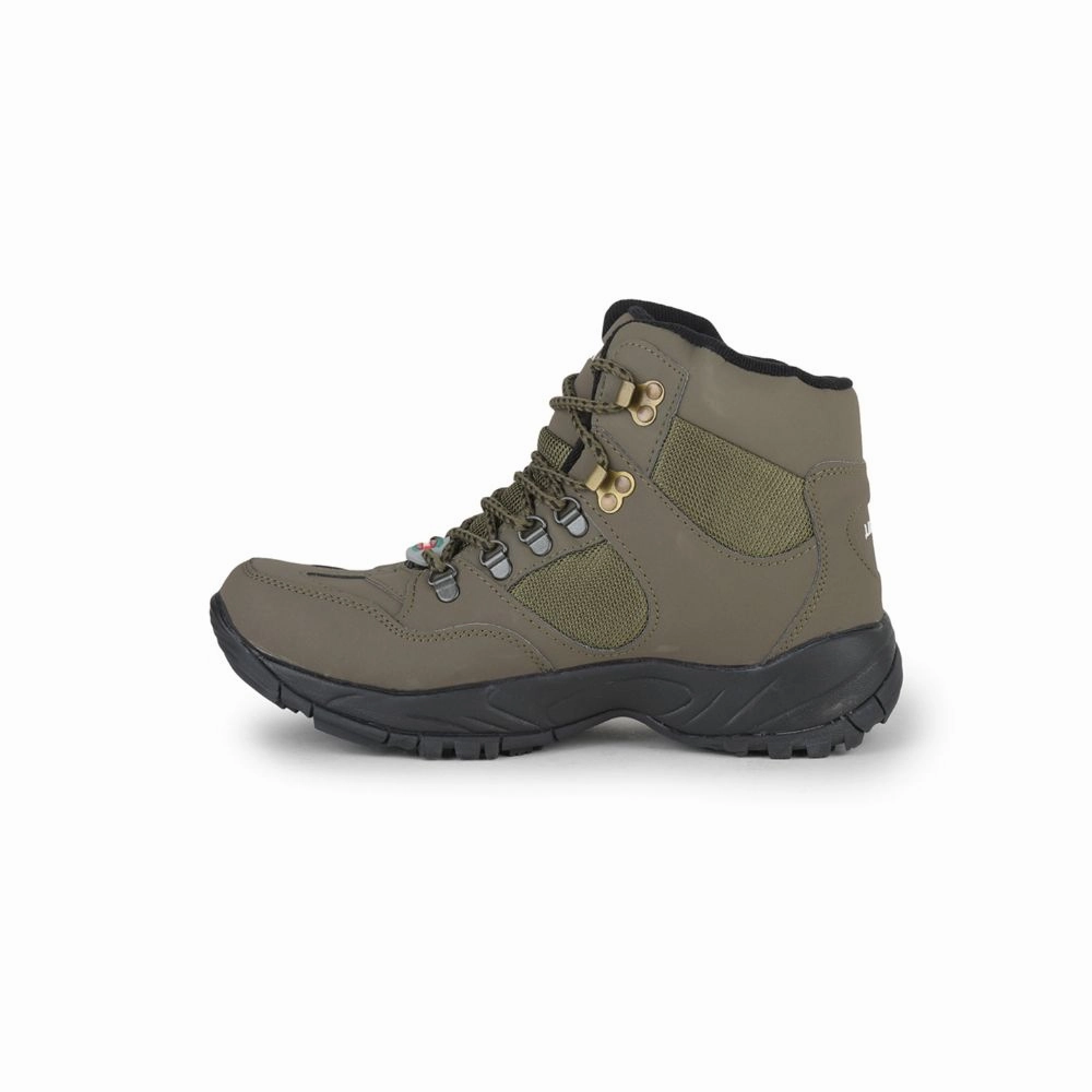 Most Breathable Hiking Shoes Freedom Casual (Green) Defence Hiking/Trekking Ankle Shoes SHIKHARPRM By Liberty