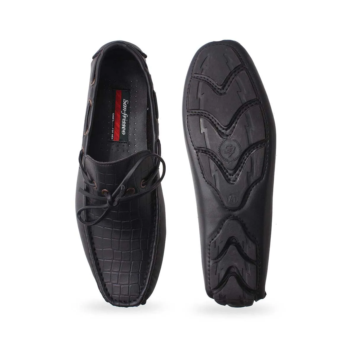 Falls Creek Casual Shoes San Frissco Men Black Casual Shoes