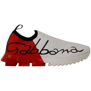 Sandals Size 5 Dolce & Gabbana White Red Sorrento Sandals Sneakers