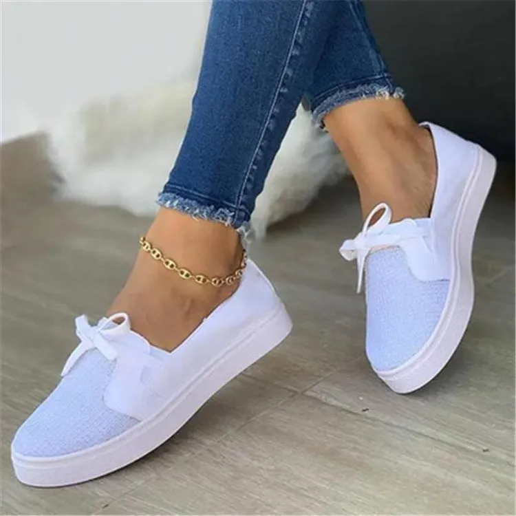 Flat Barefoot Shoes Lace-up Canvas Flat Shoes Women Sneakers