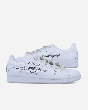 Adidas Originals Samba Shoes Advantage Hand Painted Mr & Mrs Wedding