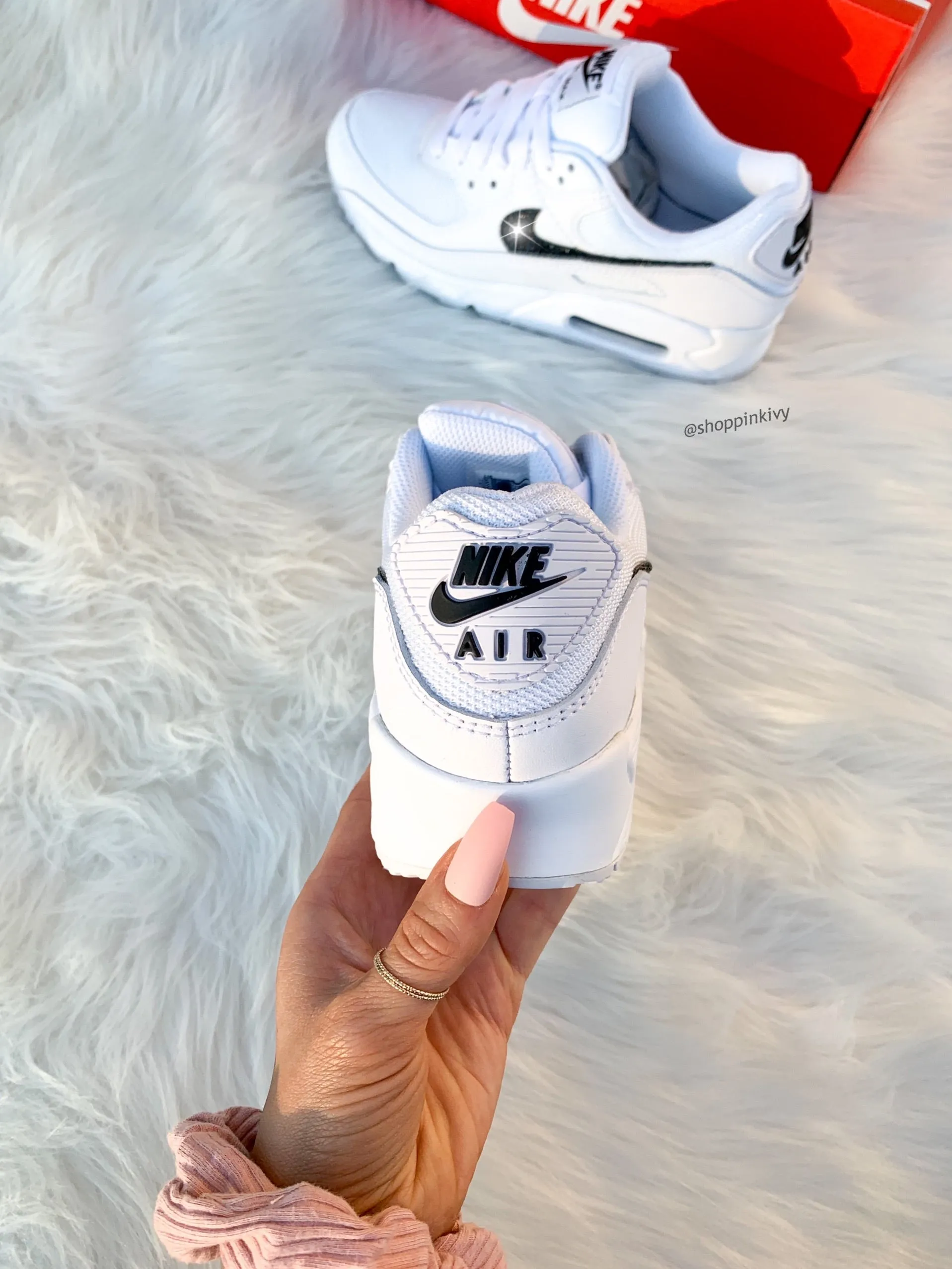 Adidas Trainer Shoe Monochrome Swarovski Womens Nike Air Max 90