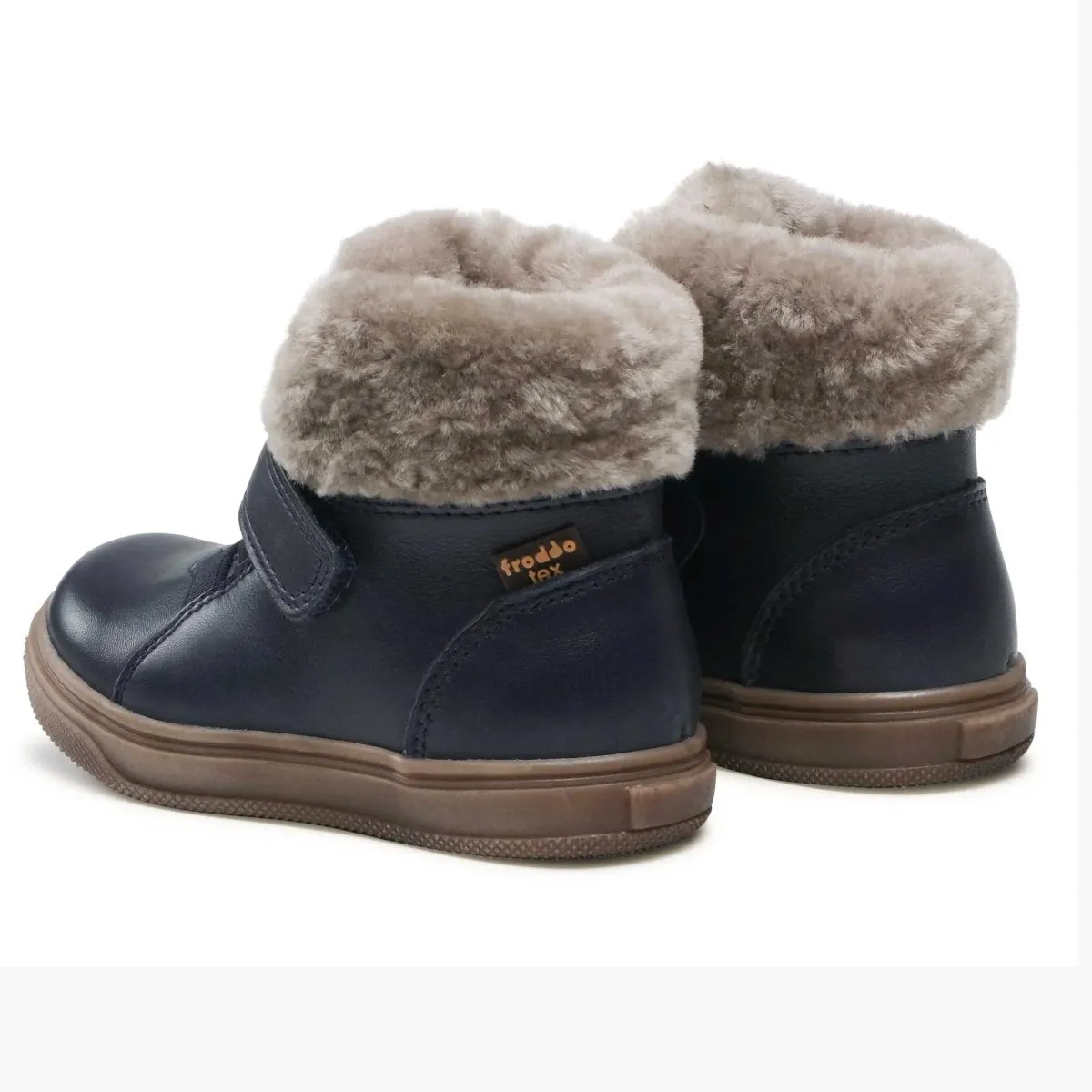 Froddo Children's Ankle Boots Navy Waterproof Waterproof For Leather Shoes