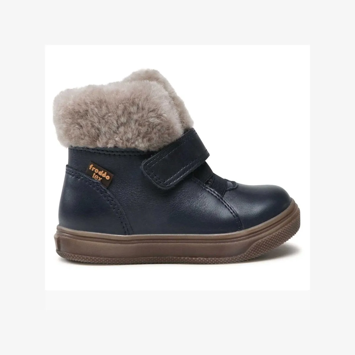 Froddo Children's Ankle Boots Navy Waterproof Spray To Waterproof Fabric Shoes