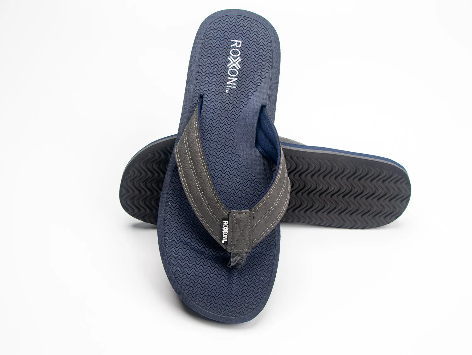 Men's Roxoni Lightweight Outdoor/Indoor Summer Slippers Best Flip Flops For Vacation