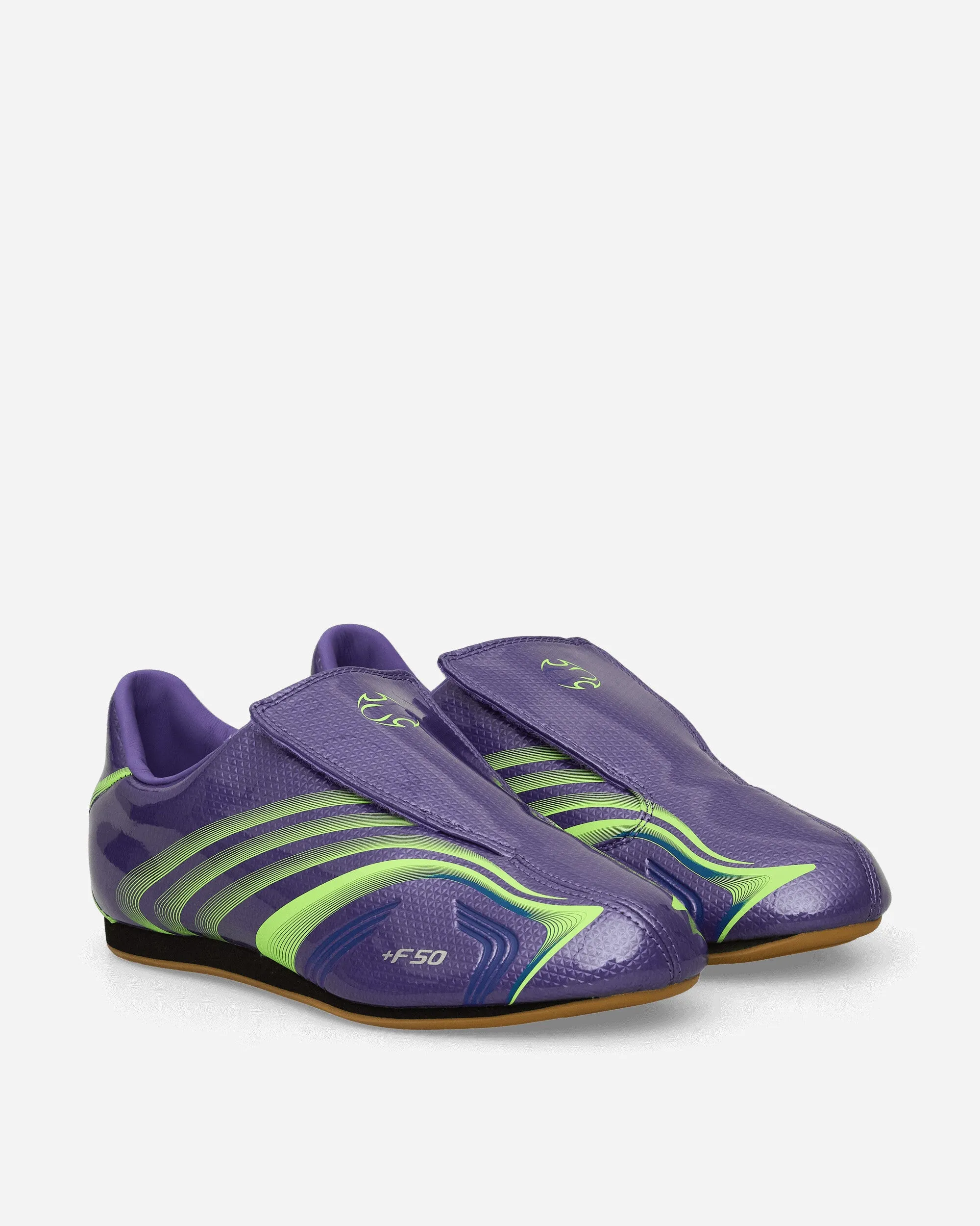 Adidas Shoes And Outfit Taekwondo F50 Sneakers Purple Rush / Lucid Lemon