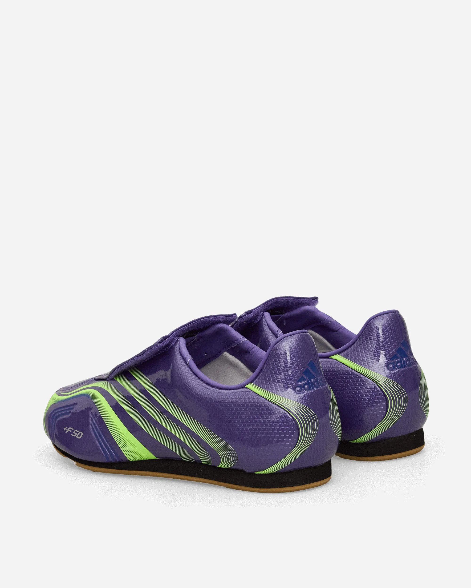 Taekwondo F50 Sneakers Purple Rush / Lucid Lemon Adidas Shoes With Cloudfoam