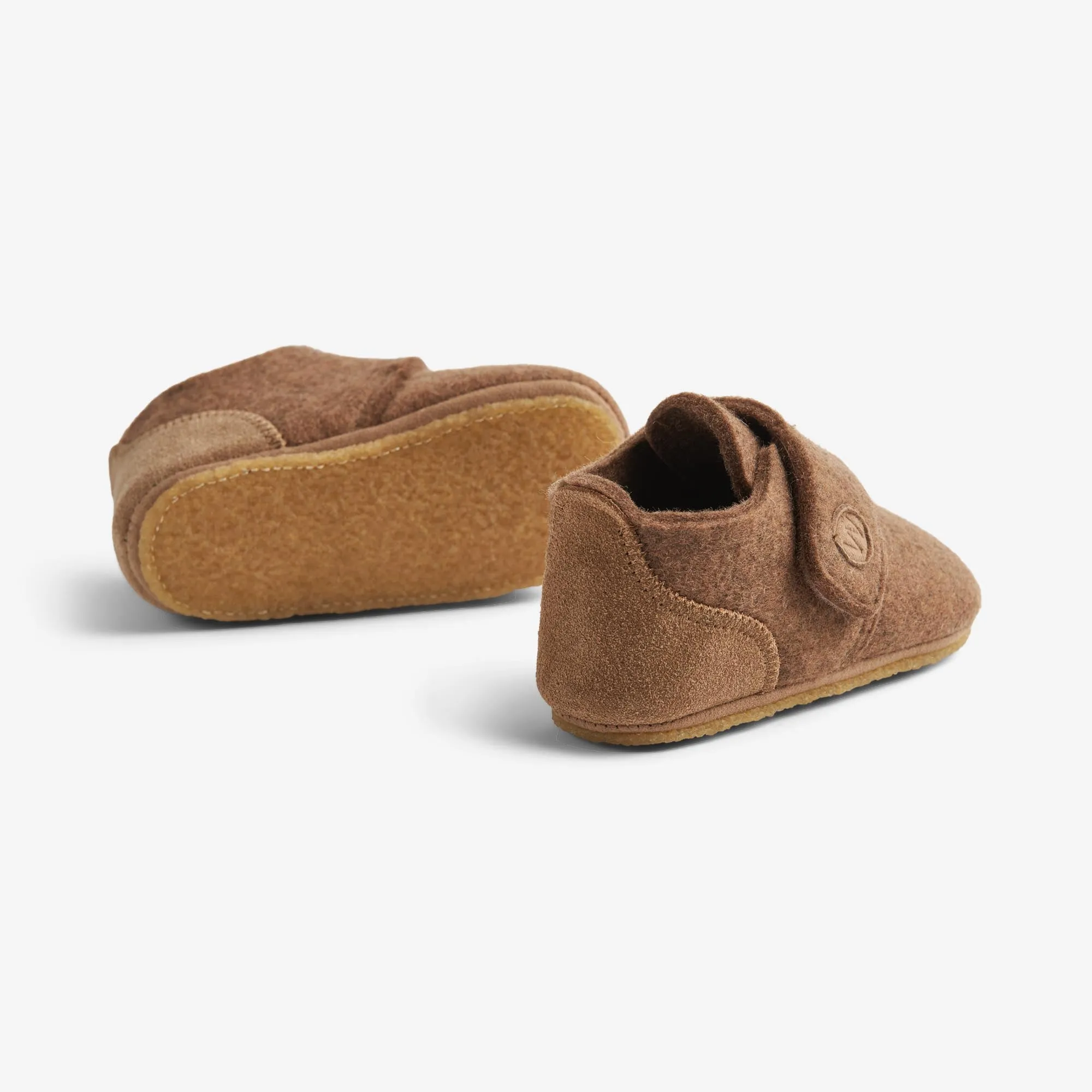 Marlin Felt Home Shoe - light brown Mickey Slippers
