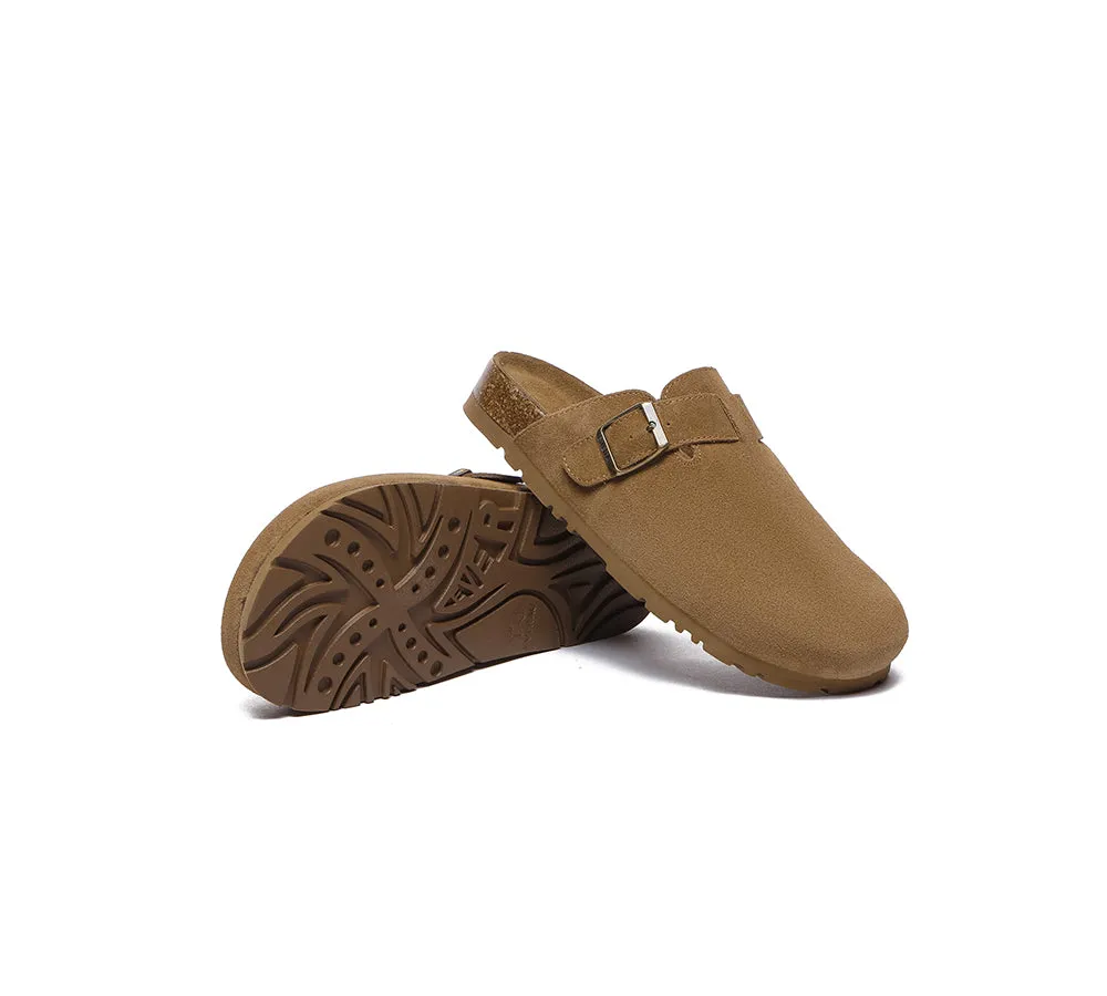 Custom Shoe Inserts For Feet EVERAU Men Adjustable Buckled Straps Slip-on Flat Sandal Slides Large Size Mason