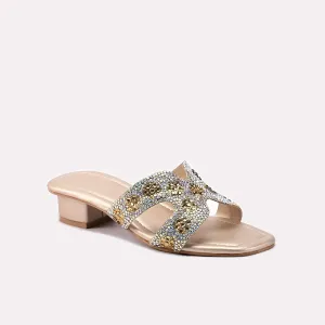 Formal Shoes For Flat Feet Golden Fancy Slipper 0730365