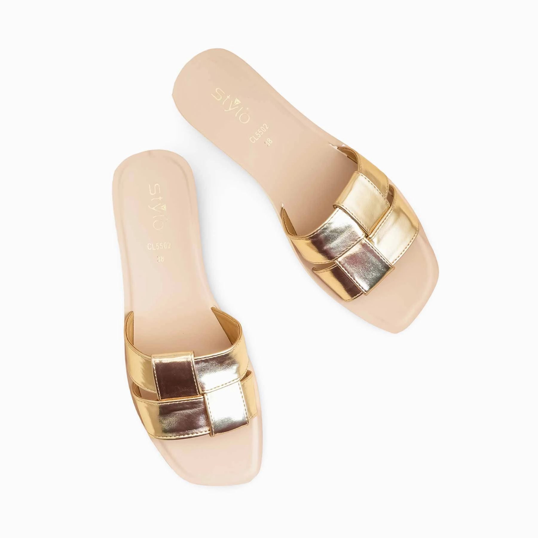 Shoes For Casual Office Wear Golden Casual Softy For Women CL5502