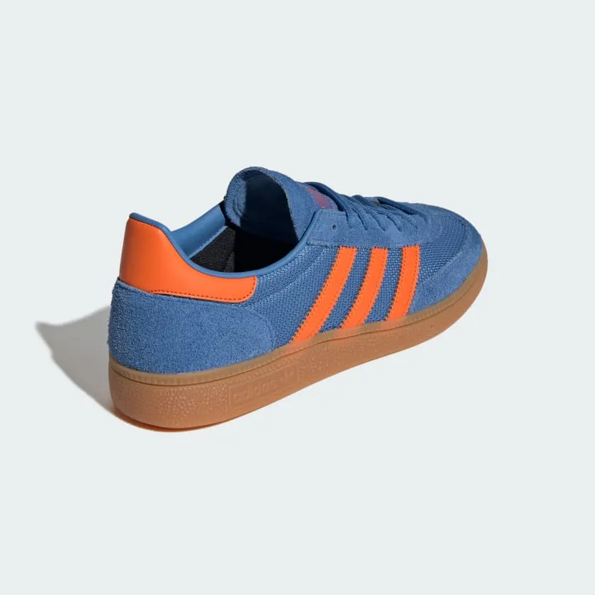 Grade School Adidas Handball Spezial - Focus Blue/Orange/Gum Minecraft Adidas Shoes