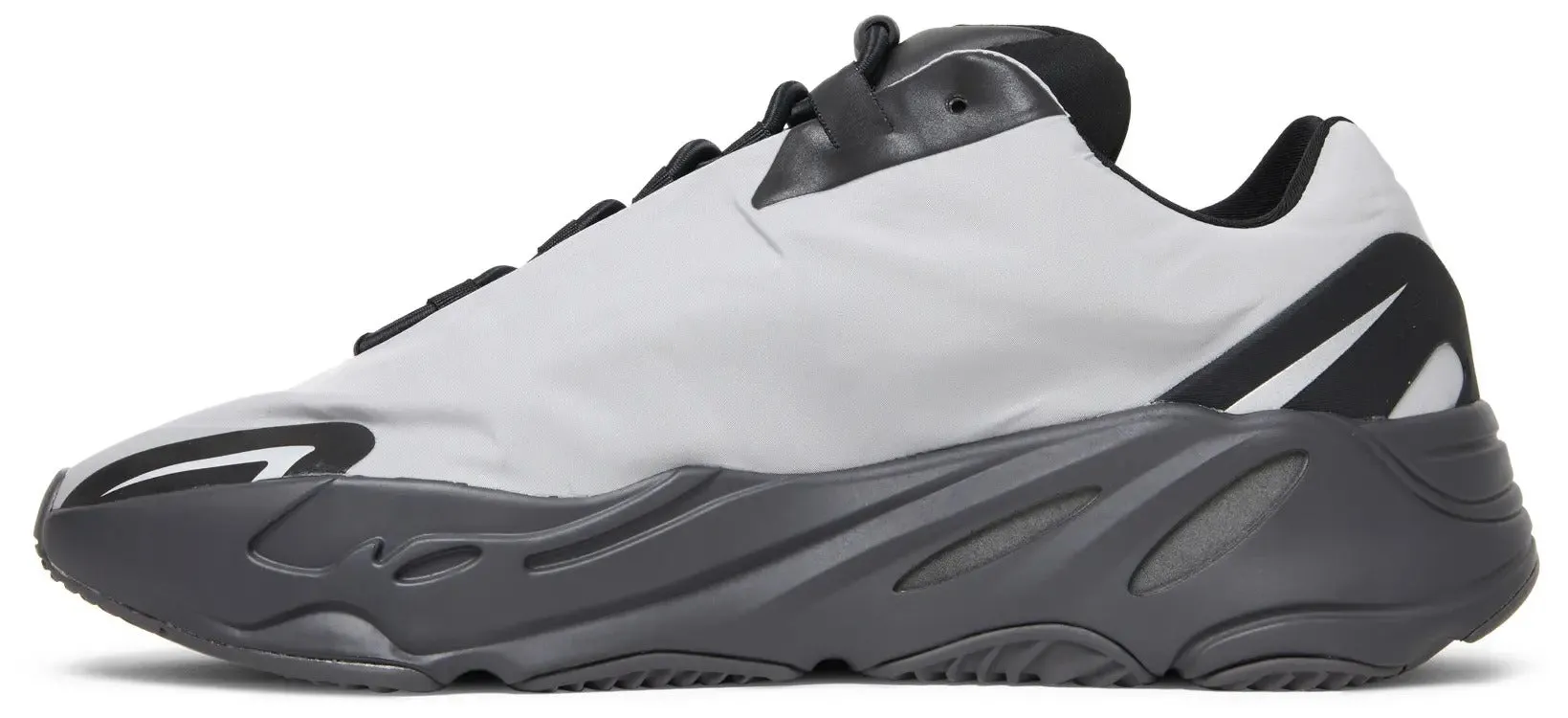 Grade School's Adidas YEEZY 700 MNVN shoes - Metallic Adidas Flex Shoes