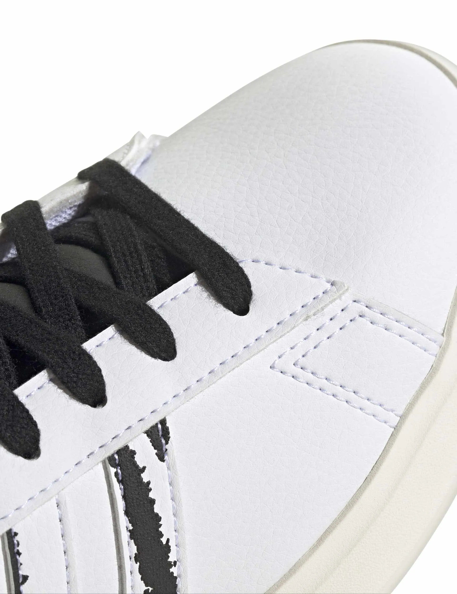 Adidas Canvas Shoes Grand Court 2.0 Shoes - Cloud White/Core Black