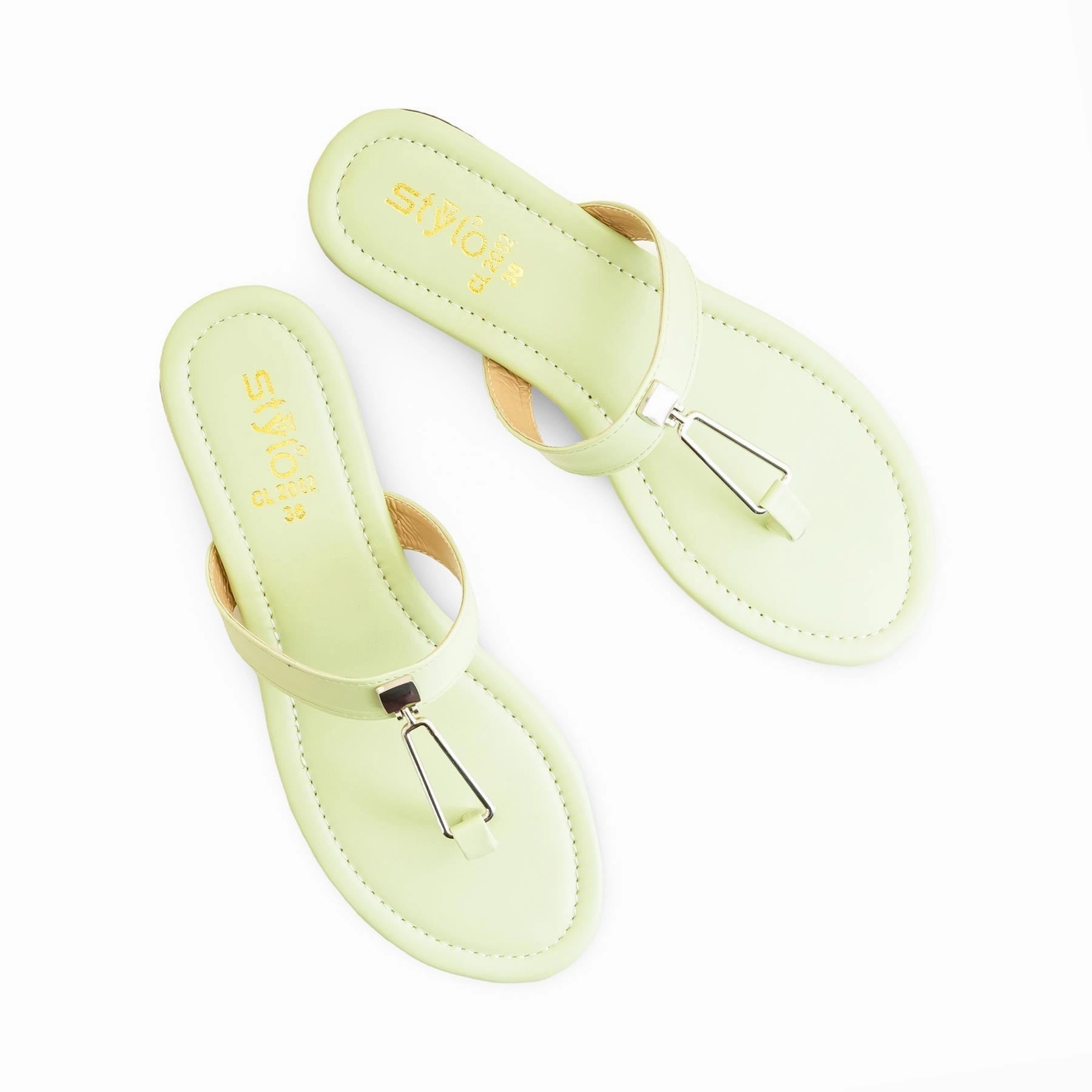 Marmi Casual Shoes Green Casual Women Chappal  CL2082