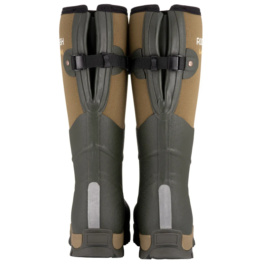 Groundhog Tall Side Adjustable 5mm Neoprene Insulated Wellington Boots Ugg Winter Boots