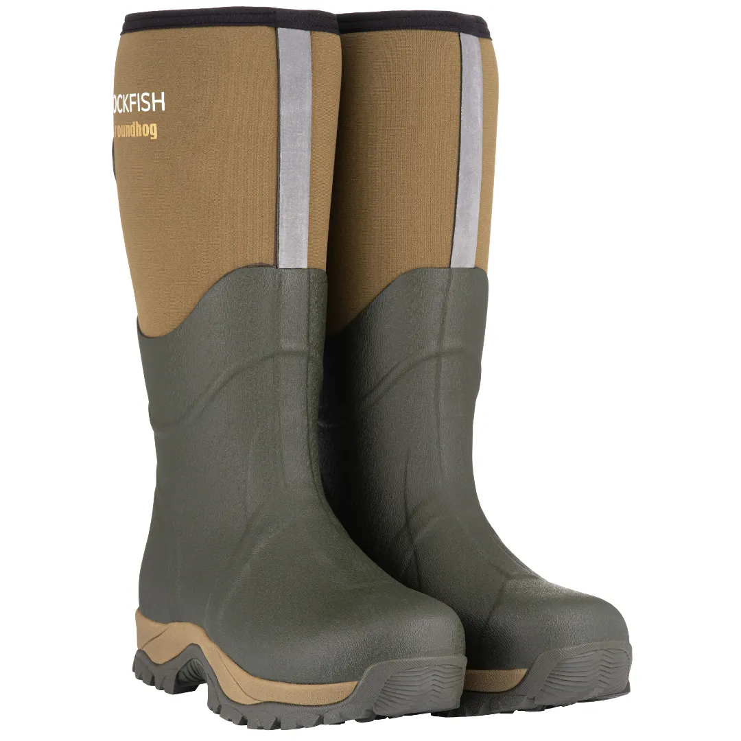 Rubber Boots Boots Groundhog Tall Side Adjustable 5mm Neoprene Insulated Wellington Boots