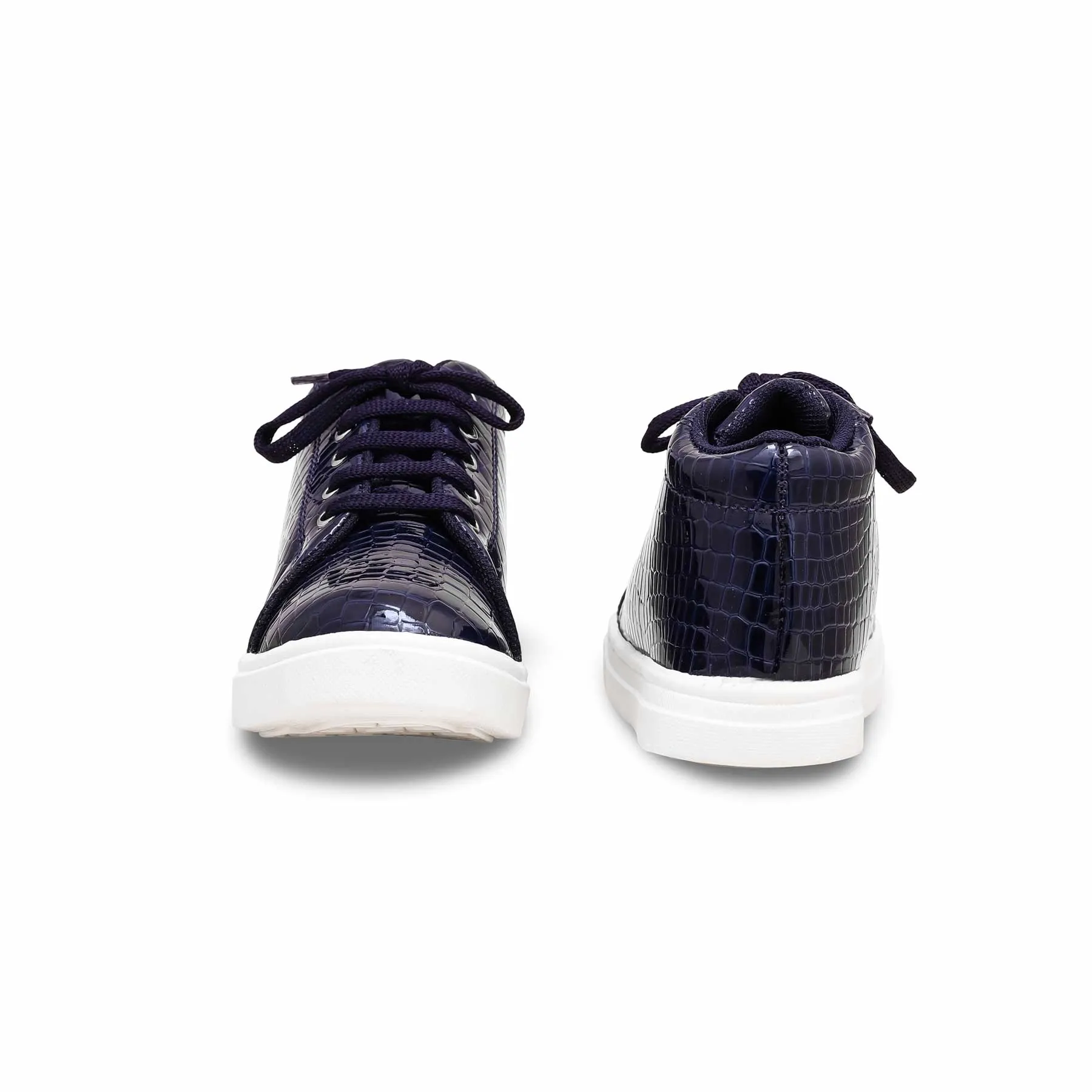 Chunky Casual Shoes Boys Navy Casual Canvas KD2191
