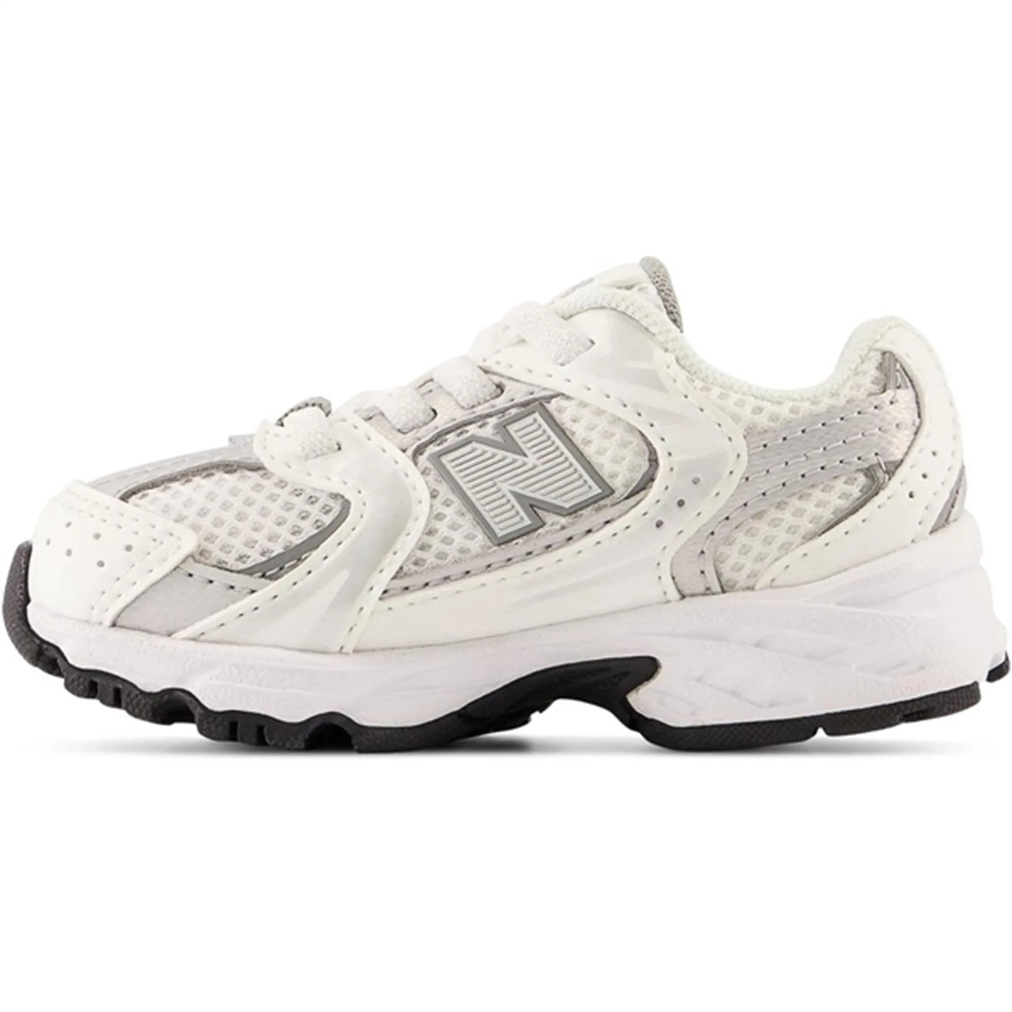 New Balance 530 Kids Bungee Lace Infant White Sneakers Go