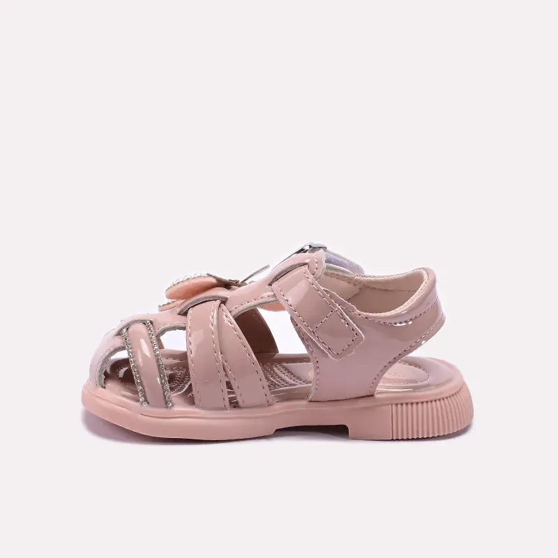 Baby Pink Casual Sandal 0721041 Flat Insole Shoes