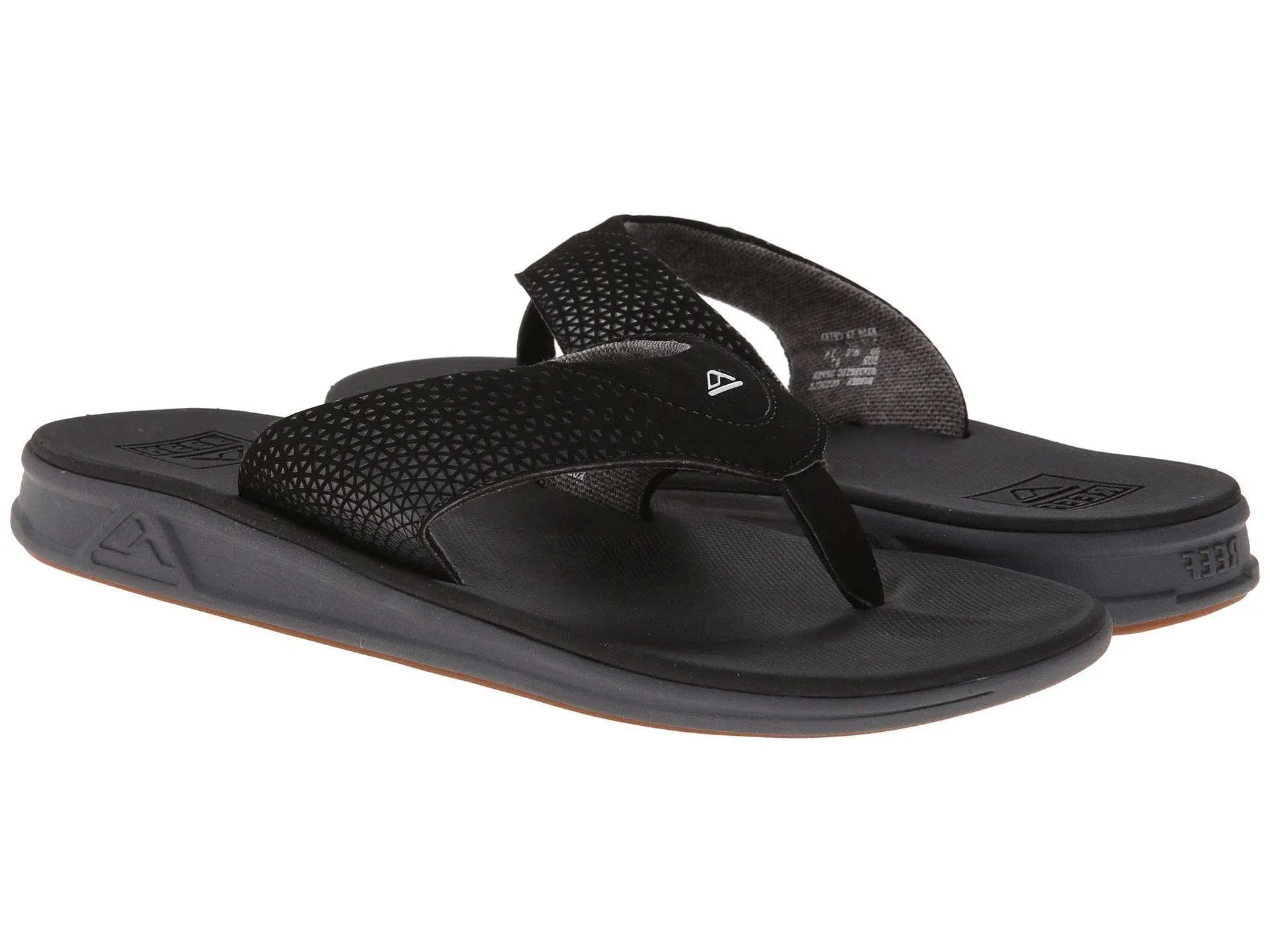 Reef Rover RF002295 Black & Brown Men's FlipFlop 8 9 10 11 12 13 Harris Flip Flopping