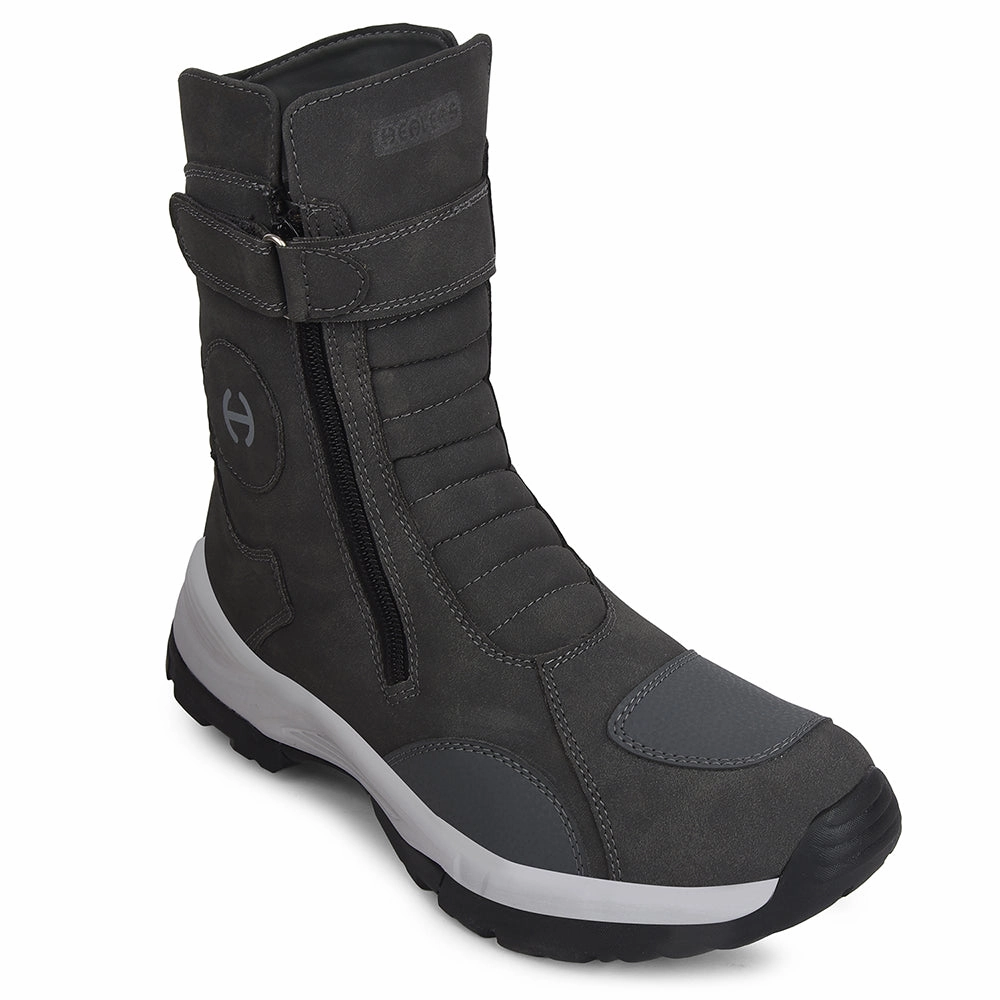 Healers Dark Grey Sports Trekking & Hiking Boot For Men PENGONGG-E By Liberty Best Hiking Shoes For Cold Weather