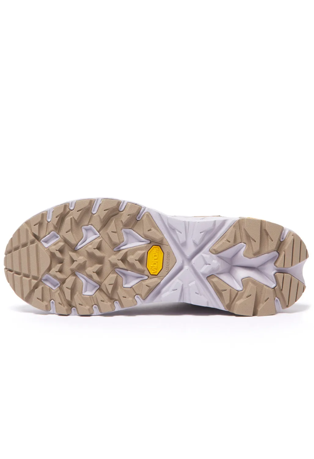 Beige Trail Running Shoes Hoka Anacapa Mid GORE-TEX Women's Boots - Dune/Lilac Marble