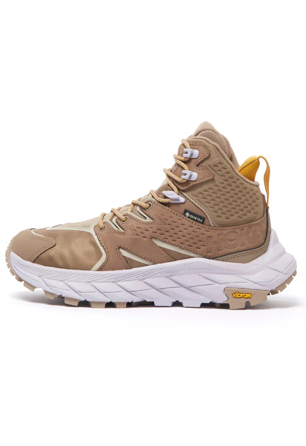 Fell Shoes Vs Trail Shoes Hoka Anacapa Mid GORE-TEX Women's Boots - Dune/Lilac Marble