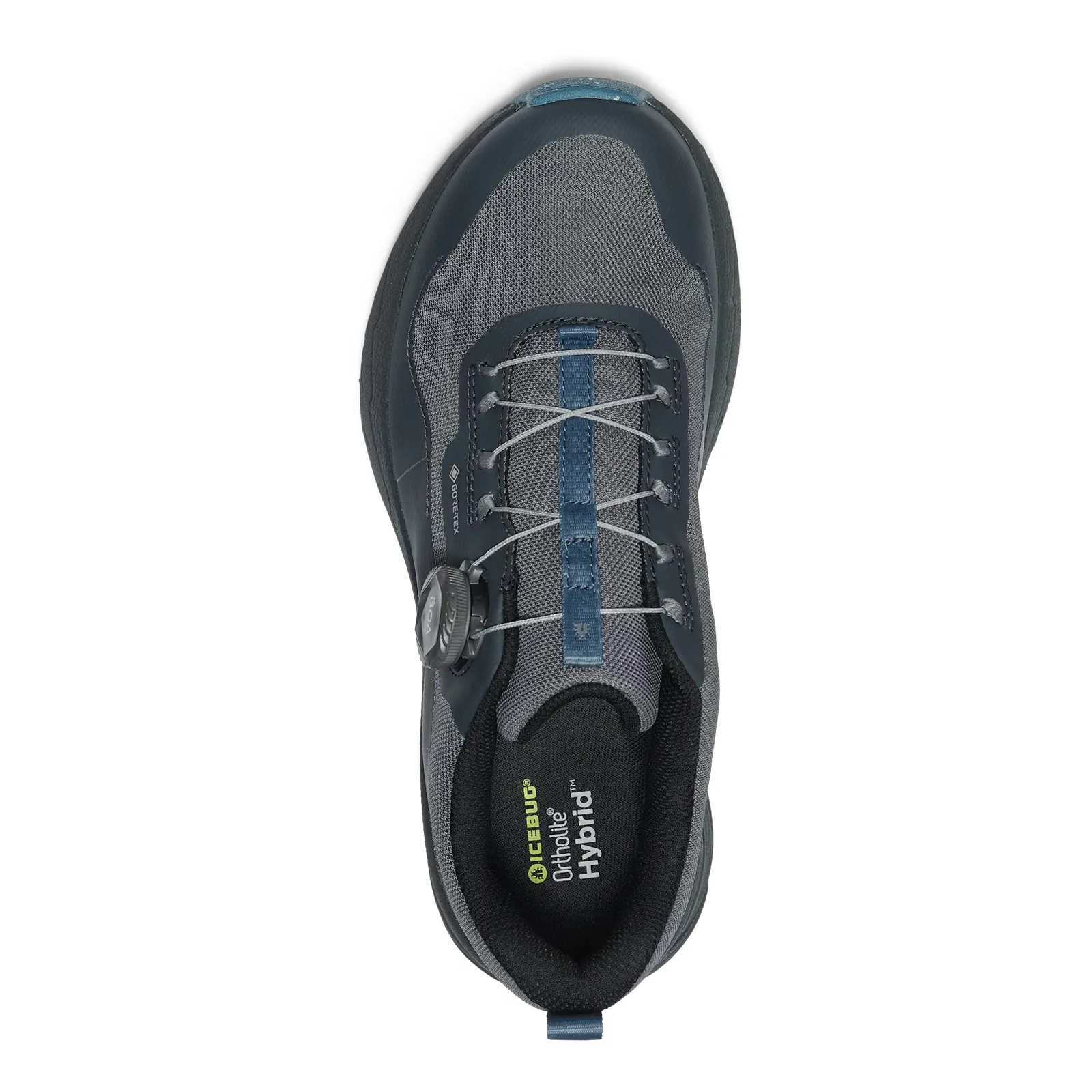 Icebug Haze RB9X GTX Running Shoe (Women) - Ash/Steelblue Ridge Trail Running Shoes