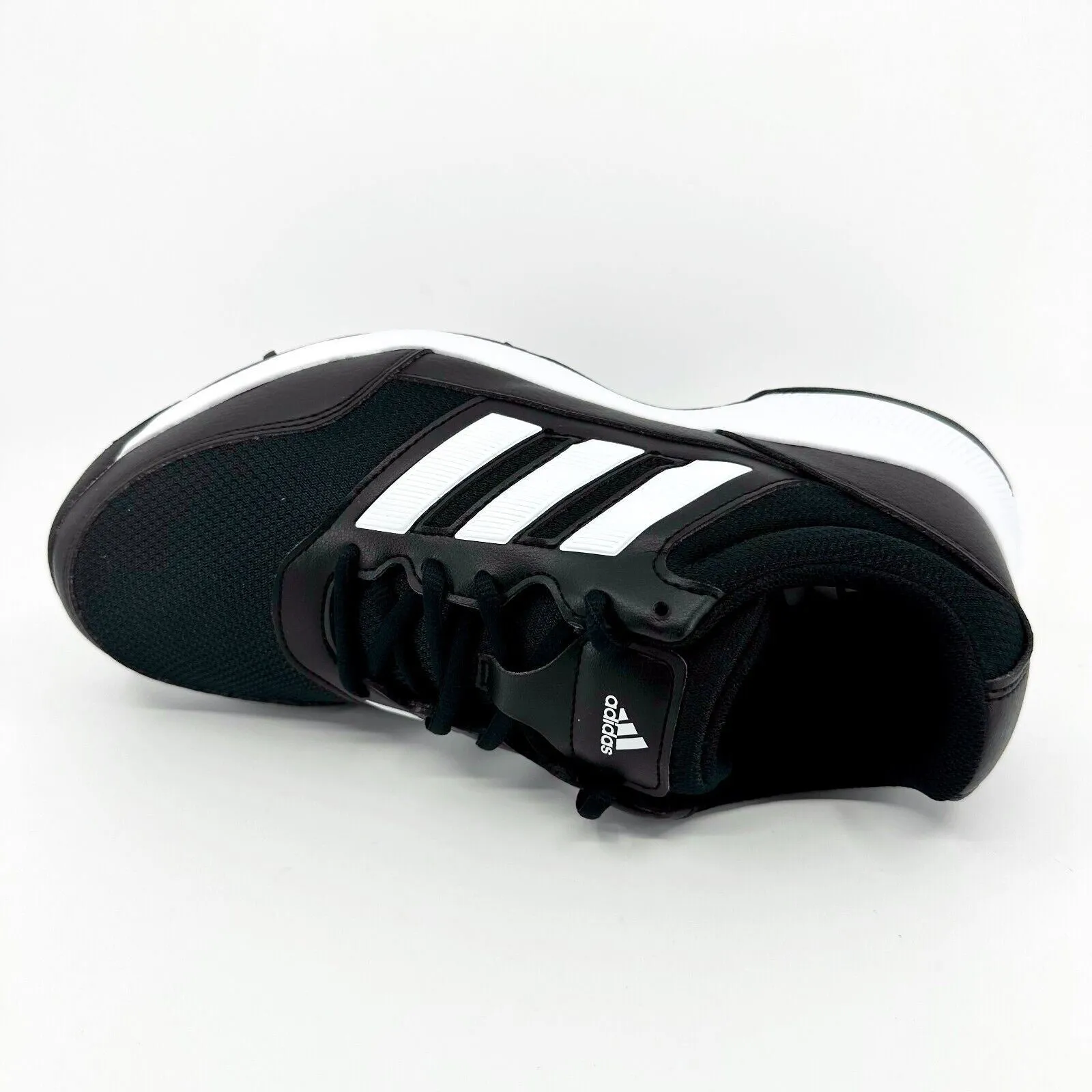 Adidas Tech Response 2.0 Black White Mens Wide Spike Golf Shoes EE9419 Adidas New Collection Shoes