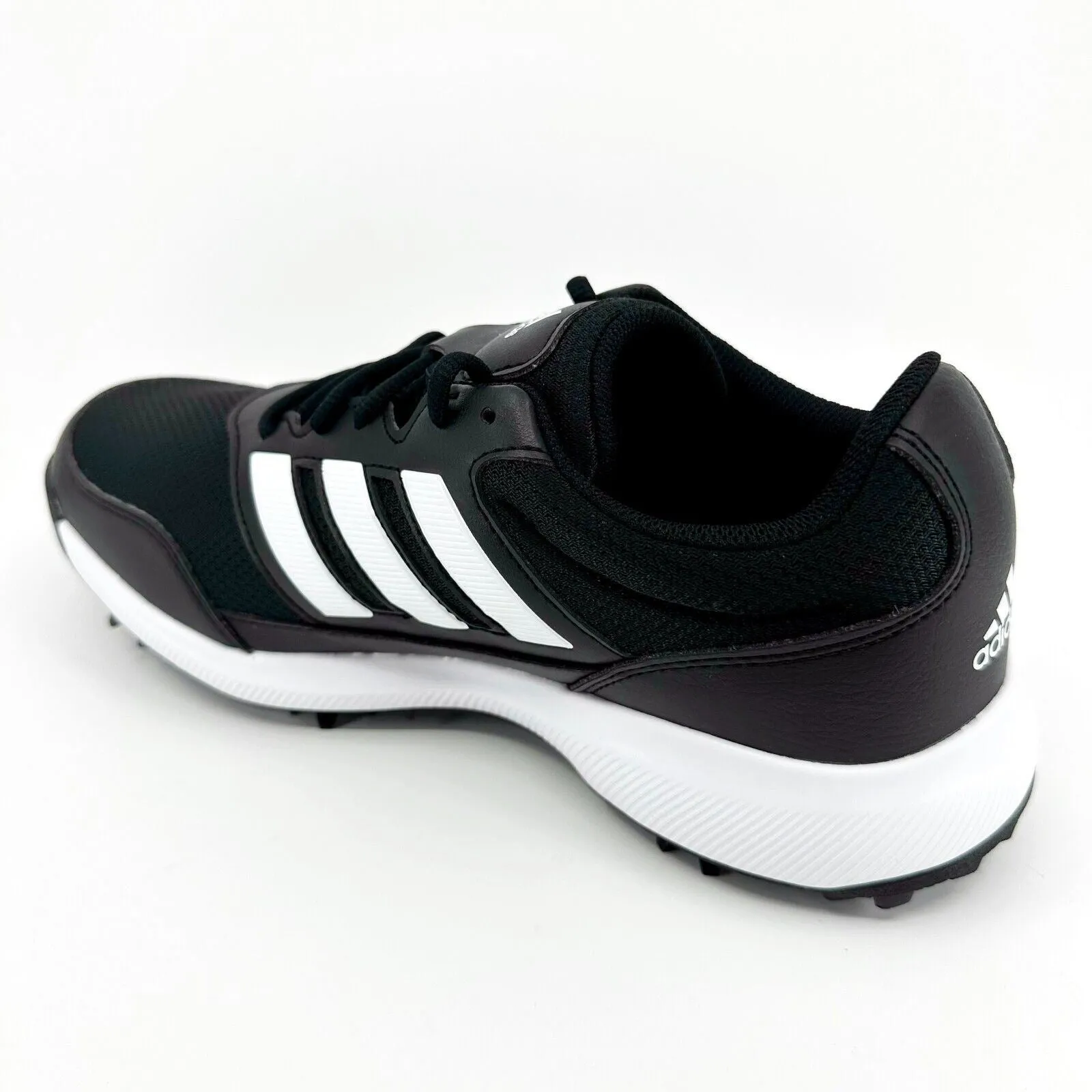 Adidas Megaride Shoes Adidas Tech Response 2.0 Black White Mens Wide Spike Golf Shoes EE9419