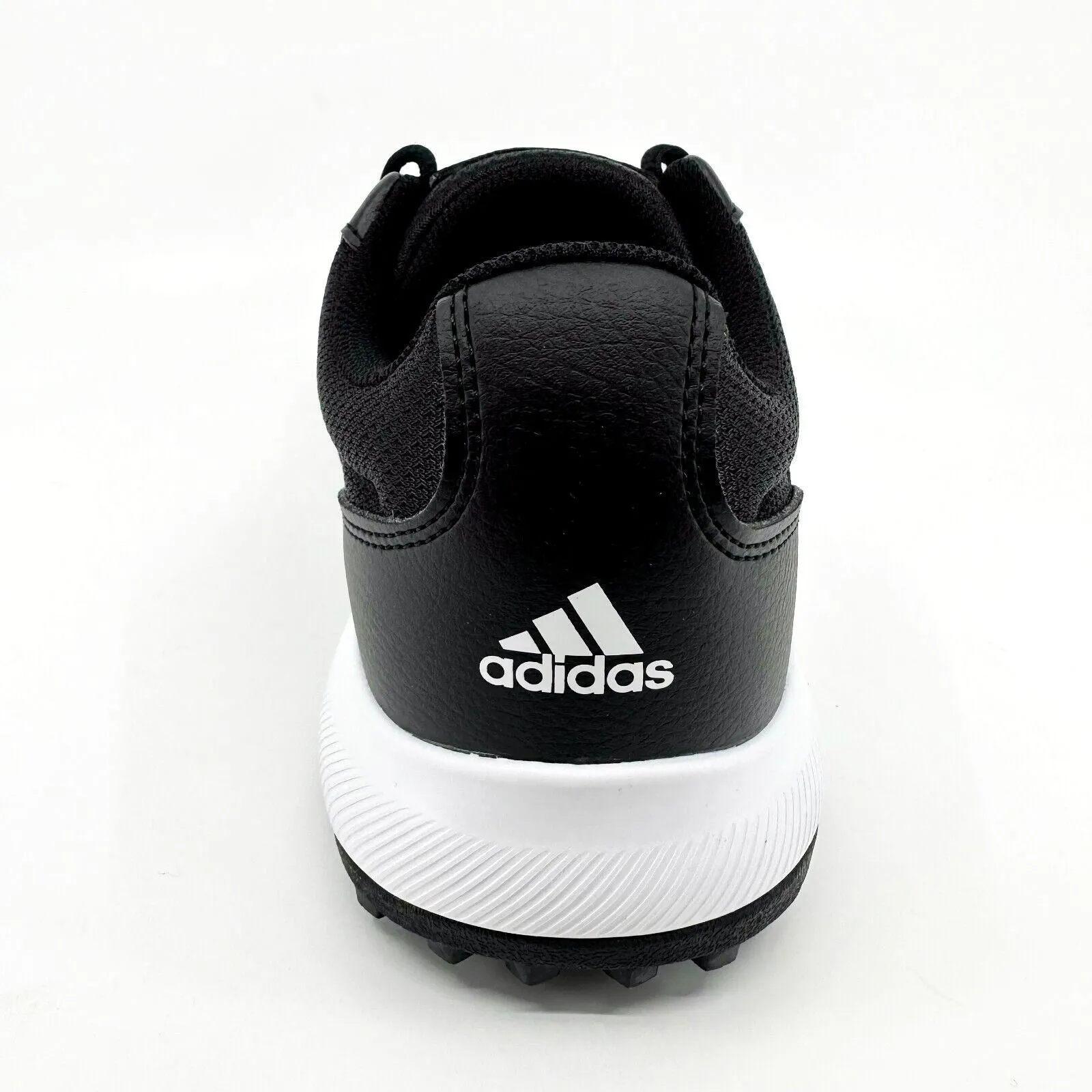 Adidas Work Shoes Non Slip Adidas Tech Response 2.0 Black White Mens Wide Spike Golf Shoes EE9419