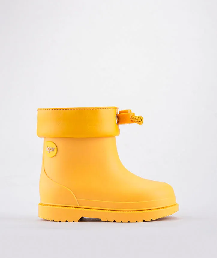 Igor Girl's and Boy's Bimbi Euri Boots - Amarillo Baby Boy Walking Shoes