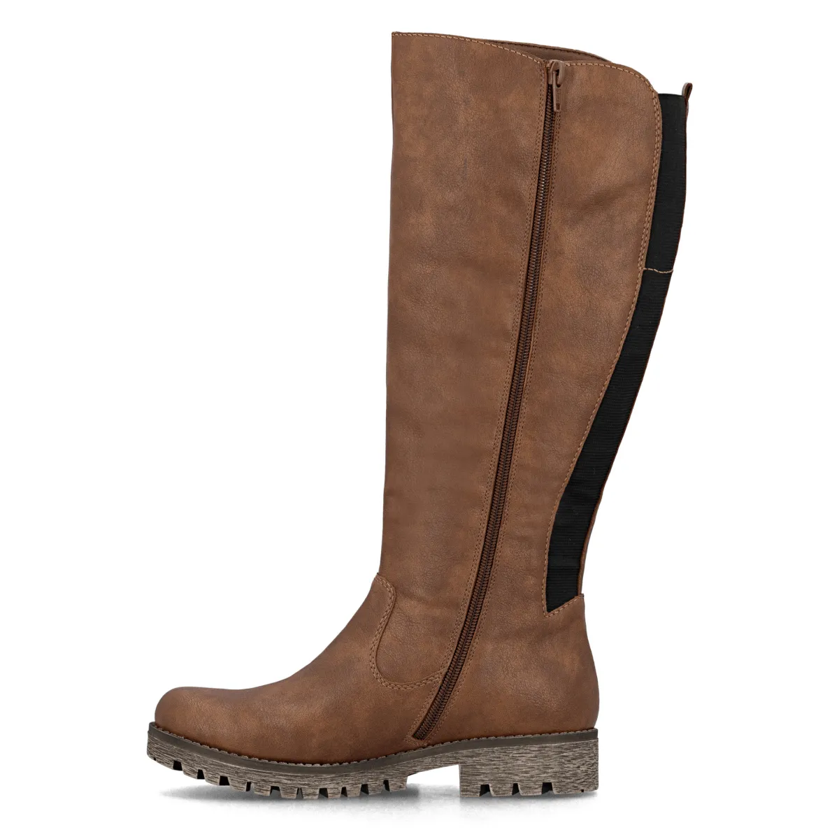 Rieker Women's 78554-24 Cognac Buckskin Leather Best Shoes For Standing All Day