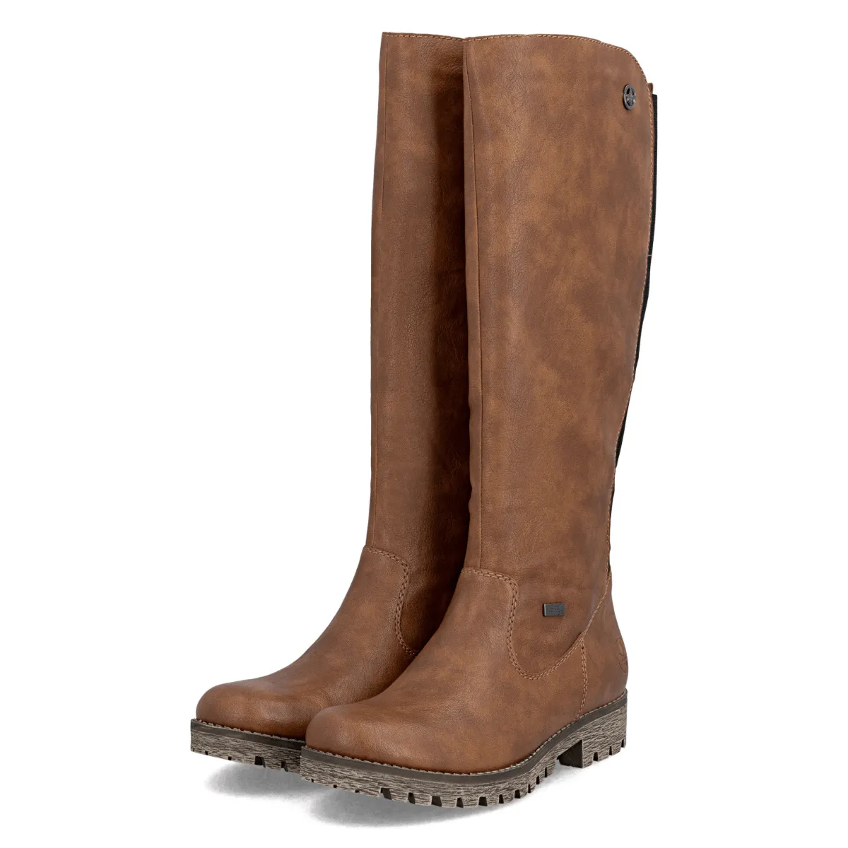 Waterproof Sticker Shoes Rieker Women's 78554-24 Cognac Buckskin Leather