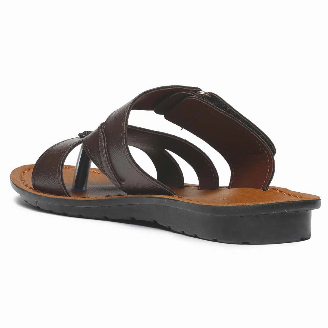 Men's Brown Vertex Semi Formal Mountain Flip Flops