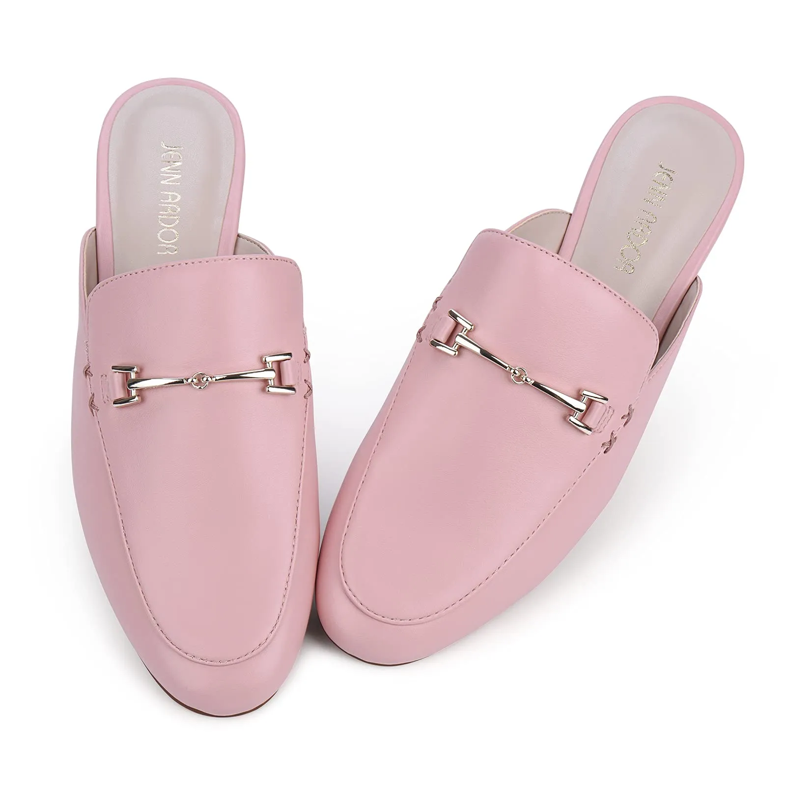 JENN ARDOR Women Smooth Artificial Leather Flat Mules